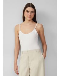 S.oliver - Spaghettiträger-Top im Slim Fit aus Viskosemix - Lyst