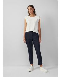 S.oliver - Cigarette-Pants im Slim Fit mit elastischem Bund - Lyst