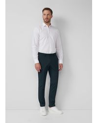 S.oliver - S.O PURE: Anzughose im Slim Fit aus meliertem Stretch-Twill - Lyst