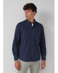 S.oliver - Regular Fit: Karo-Hemd aus Baumwolle mit Button-Down-Kragen - Lyst