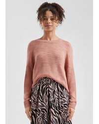 QS - Strickpullover mit Strukturmuster - Lyst