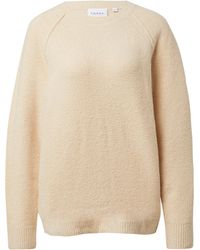 Comma, - Oversized Strickpullover Aus Bouclé Mit Stickdetail Am Rücken - Lyst