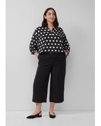 S.oliver - Strukturierte Culotte aus Viskosemix - Lyst