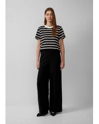 S.oliver - Wide-Leg-Hose im Loose Fit mit Elastikbund - Lyst