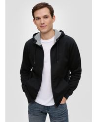 S.oliver - Sweatshirt Jacke mit Kapuze - Lyst