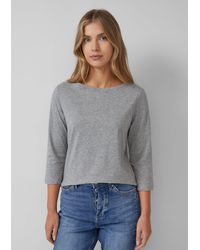 S.oliver - T-Shirt aus Baumwolle im Slim Fit - Lyst
