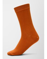 S.oliver Socken aus Baumwollmix - Orange