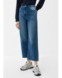 S.oliver - Ankle-Jeans Suri / Regular Fit / High Rise / Wide Leg - Lyst