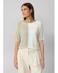 S.oliver - Feiner Strickshirt in Colour-Blocking-Optik - Lyst