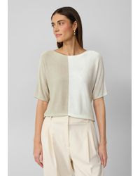 S.oliver - Feiner Strickshirt in Colour-Blocking-Optik - Lyst