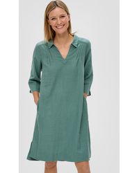 S.oliver - Relaxed Fit-Kleid aus Leinenmix - Lyst