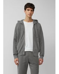 S.oliver - Sweatjacke mit Garment Dye und Kapuze im Fabricmix - Lyst
