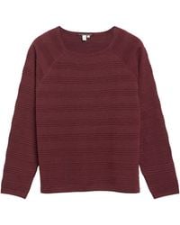 QS - Pullover Mit Strukturstreifen - Lyst