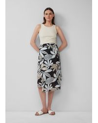 S.oliver - Pareo mit Artwork - Lyst