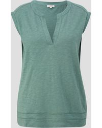 S.oliver - Relaxed-Fit-Shirt mit Spitzen-Details - Lyst