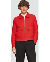 S.oliver - Jacke aus Wollmix im Relaxed Fit mit aufgesetzten Taschen - Lyst