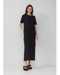 QS - Langes Jerseykleid aus Baumwolle - Lyst