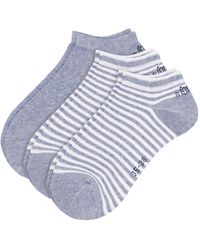 S.oliver 3er-Pack Sneakersocken - Blau