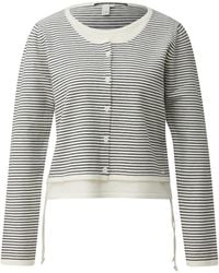 QS - 2-In-1 Ringelpullover Mit Raffung - Lyst