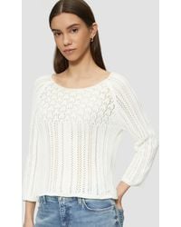 QS - Pullover in Häkeloptik - Lyst