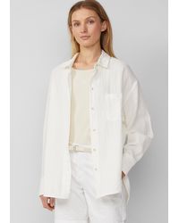 S.oliver - Oversized Bluse aus Musselin - Lyst