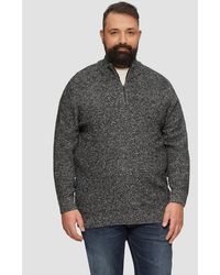 S.oliver - Pullover mit Troyer-Kragen in Melange-Optik - Lyst