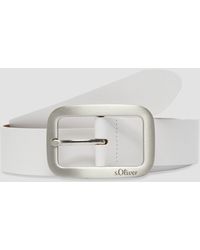 S.oliver - Gürtel aus Leder mit Logo - Lyst
