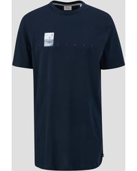 S.oliver - T-Shirt aus Baumwolle mit Frontprint - Lyst