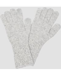 S.oliver - Fingerhandschuhe mit Strickmuster und Wollanteil - Lyst