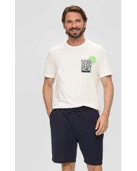 S.oliver - Shorts aus Baumwoll-Stretch mit Paspeltaschen - Lyst