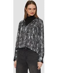 S.oliver - Satinbluse im Relaxed Fit - Lyst