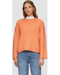 S.oliver - Strickpullover mit weiten Ärmeln im Relaxed Fit - Lyst