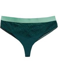 S.oliver - String Mit Spitzen-Details - Lyst