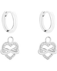 S.oliver - Ohrringe Aus 925Er Mit Infinity-Symbol - Lyst