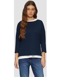 QS - Shirt im Loose Fit mit Dreiviertelarm - Lyst