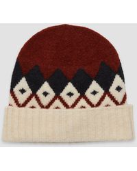 S.oliver - Weiche Jacquard-Mütze aus Wollmix - Lyst