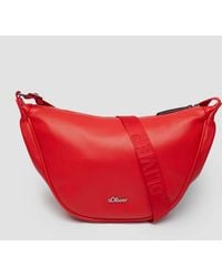 S.oliver - Schultertasche mit Logo auf dem längenverstellbaren Schultergurt - Lyst