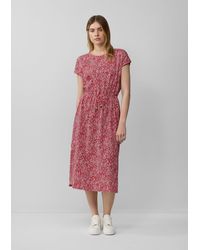 S.oliver - Midikleid aus Baumwollmix im Relaxed Fit - Lyst