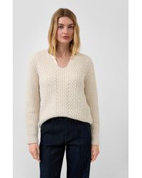 S.oliver - Strickpullover mit Glitzergarn und Pailletten-Details - Lyst