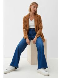 S.oliver - Jeans Suri / Regular Fit / Super High Rise / Wide Leg - Lyst