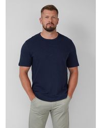 S.oliver - T-Shirt aus Heavy Jersey mit Flammgarnstruktur - Lyst
