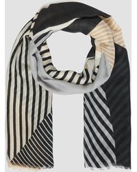 S.oliver - Feines Tuch aus recyceltem Polyester mit modischem Artwork-Print - Lyst
