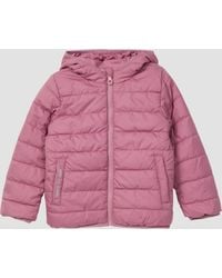 S.oliver - Leicht wattierte unisex Jacke mit fixierter Kapuze - Lyst