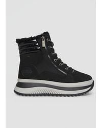 S.oliver - Warm Gefütterte Stiefel Im Sportiven Look - Lyst