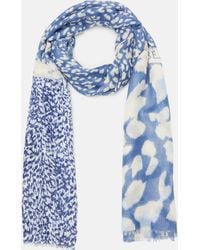 S.oliver - Schal Mit Mustermix Und Artwork - Lyst