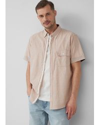 S.oliver - Regular Fit: Kariertes Hemd aus Baumwolle mit Button-Down-Kragen - Lyst