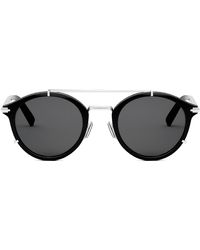 Dior - Blacksuit R7u 10a0 Dm40111u 01a Round Sunglasses - Lyst