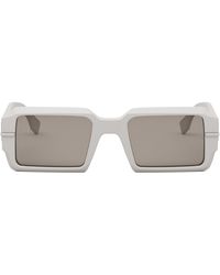Fendi - Graphy Fe 40073 U 20e Rectangle Sunglasses - Lyst