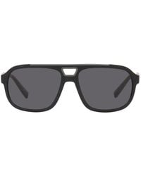 Dolce & Gabbana - Dg6179 252581 Navigator Polarized Sunglasses - Lyst