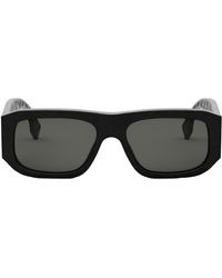 Fendi - Fe 40106 I 02a Flattop Sunglasses - Lyst